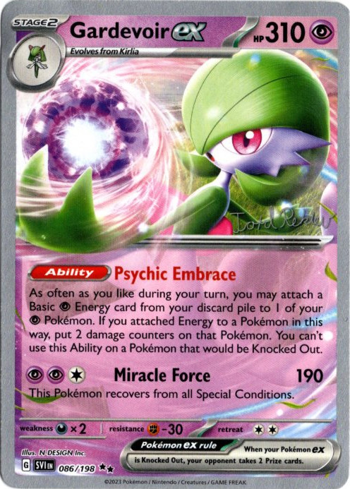 サーナイトex 海外版 英語版 Gardevoir ex - 086/198 - WCS 2023 (Tord