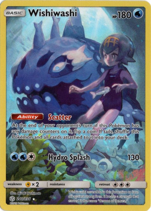 ヨワシ CHR 海外版 英語版 Wishiwashi - 240/236 -【Card Chicken】