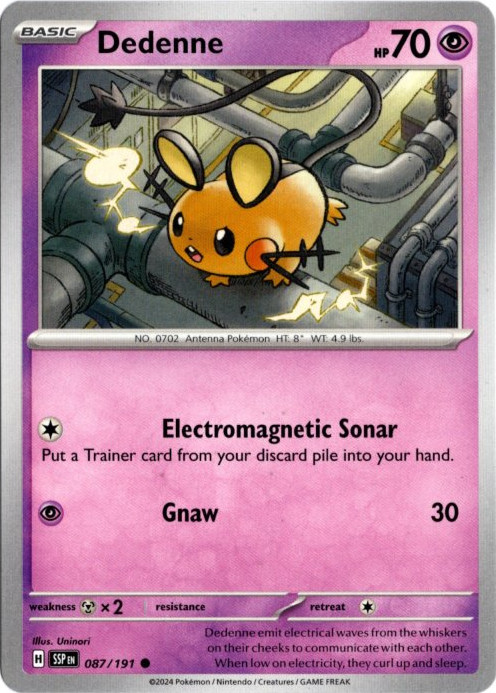 デデンネ 海外版 英語版 Dedenne - 087/191 -【Card Chicken】