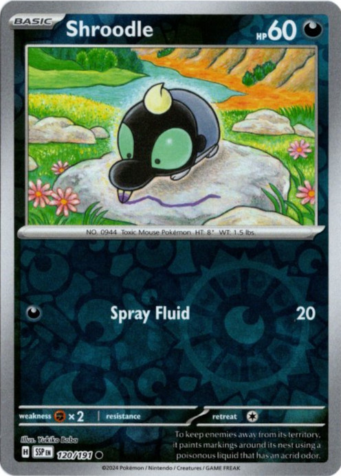シルシュルー 海外版 英語版 リバホロ Shroodle - 120/191 -【Card