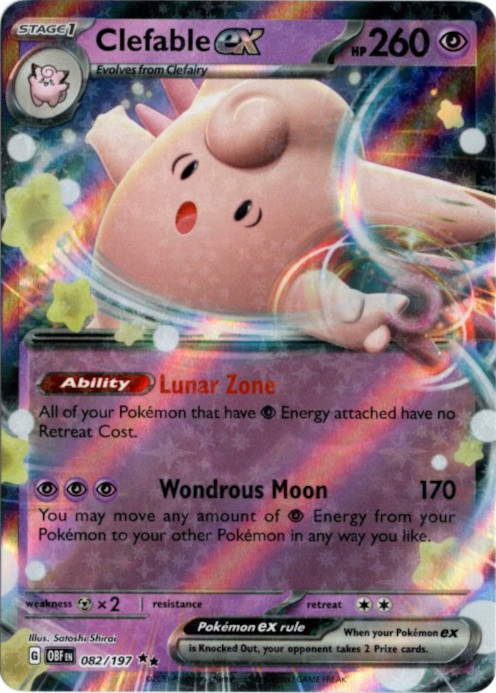 ピクシーex 海外版 英語版 Clefable ex - 082/197 -【Card Chicken】