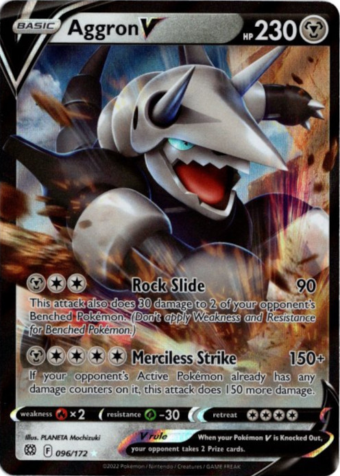 ボスゴドラV 海外版 英語版 Aggron V - 096/172 -【Card Chicken】
