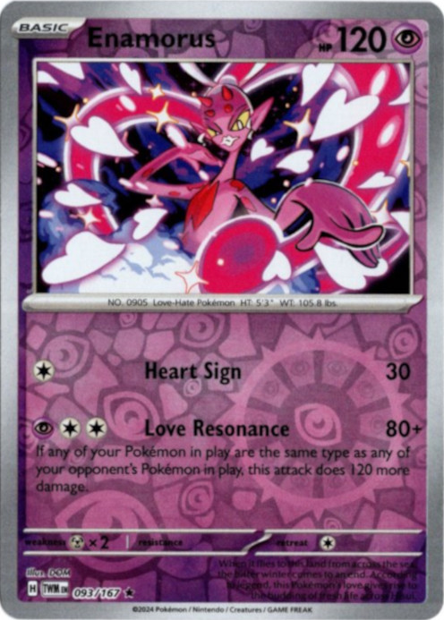 ラブトロス 海外版 英語版 リバホロ Enamorus - 093/167 -【Card Chicken】