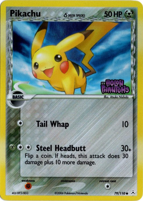 ピカチュウ デルタ種 海外版 英語版 リバホロ Pikachu - 79/110