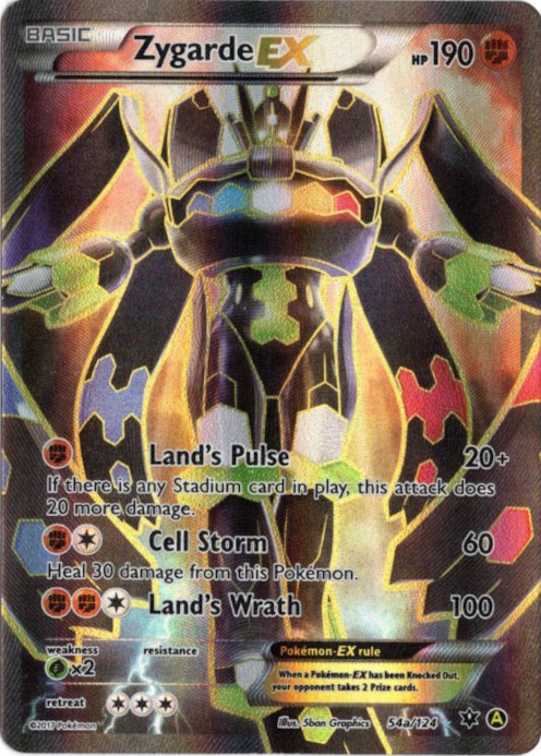 ジガルデEX SR 海外版 英語版 プロモ Zygarde EX - 54a/124 -【Card