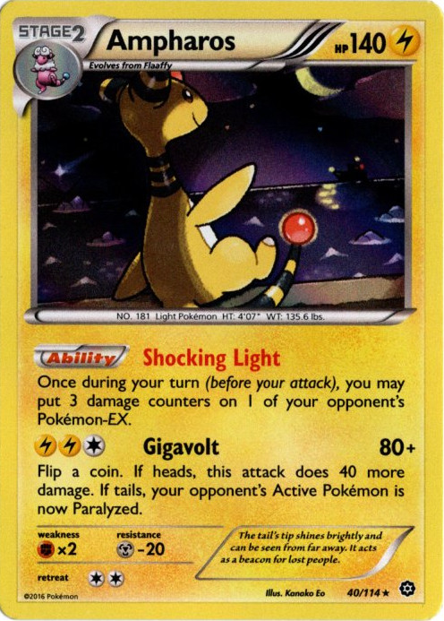 デンリュウ 海外版 英語版 Ampharos - 40/114 -【Card Chicken】