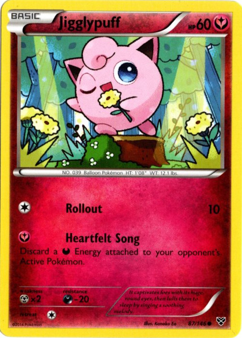 プリン 海外版 英語版 Jigglypuff - 87/146 -【Card Chicken】