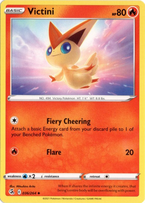ビクティニ 海外版 英語版 Victini - 036/264 -【Card Chicken】