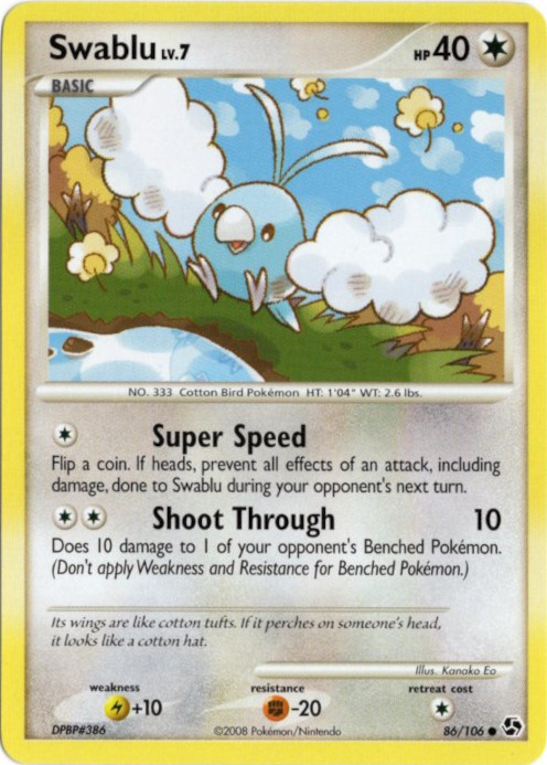チルット 海外版 英語版 Swablu - 86/106 -【Card Chicken】