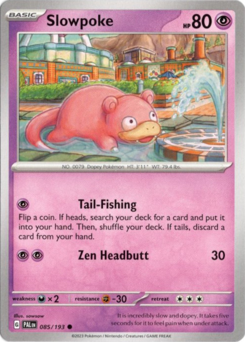 ヤドン 海外版 英語版 Slowpoke - 085/193 -【Card Chicken】