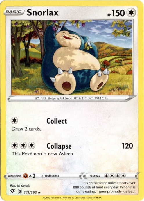 カビゴン 海外版 英語版 Snorlax - 141/192 -【Card Chicken】