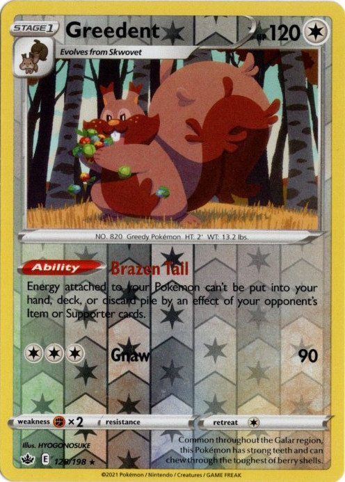 ヨクバリス 海外版 英語版 リバホロ Greedent - 128/198 -【Card Chicken】