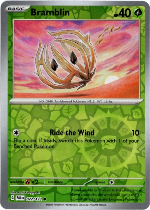 アノクサ 海外版 英語版 リバホロ Bramblin - 022/193 -【Card Chicken】