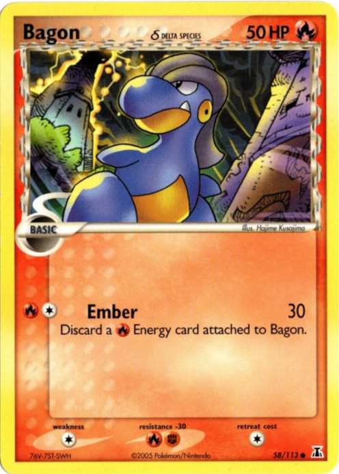 タツベイ デルタ種 海外版 英語版 Bagon - 58/113 -【Card Chicken】