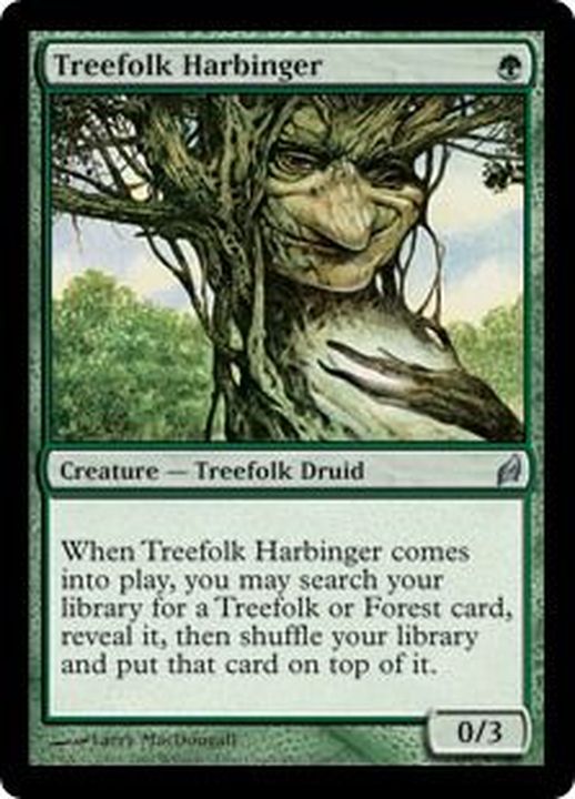 ツリーフォークの先触れ/Treefolk Harbinger《英語》【LRW】