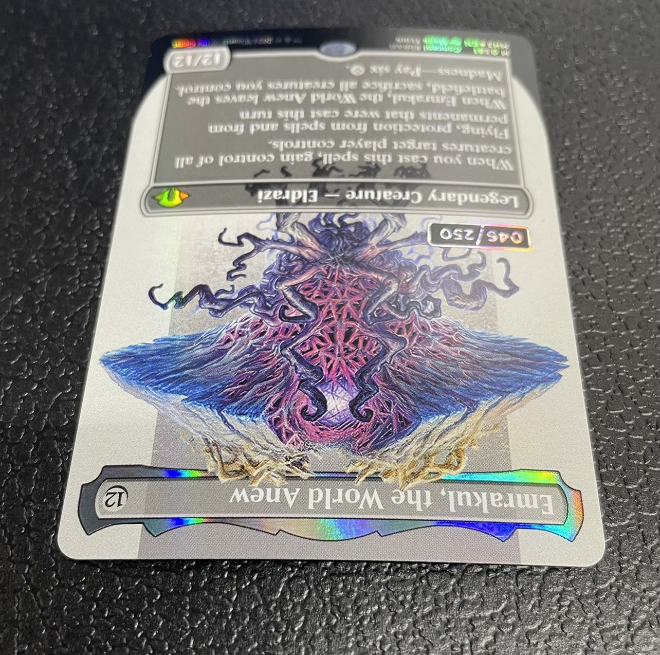 EX+](ダブルレインボウFOIL)再誕世界、エムラクール/Emrakul, the