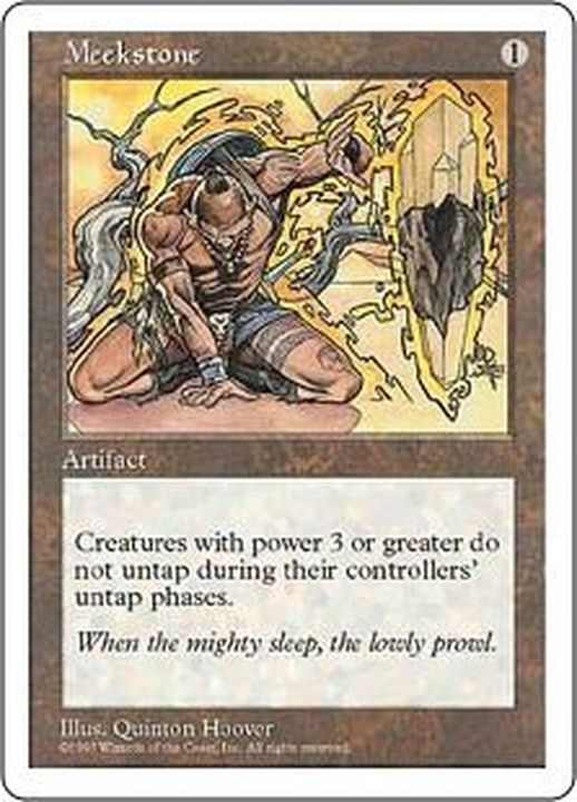 EX]弱者の石/Meekstone《日本語》【5ED】