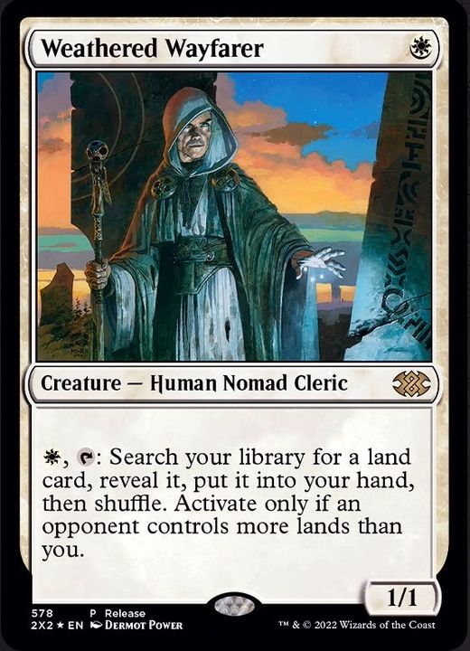 FOIL)(578)雨ざらしの旅人/Weathered Wayfarer《英語》【2X2】