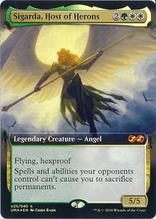 EX+](FOIL)鷺群れのシガルダ/Sigarda, Host of Herons《英語》【UBT】