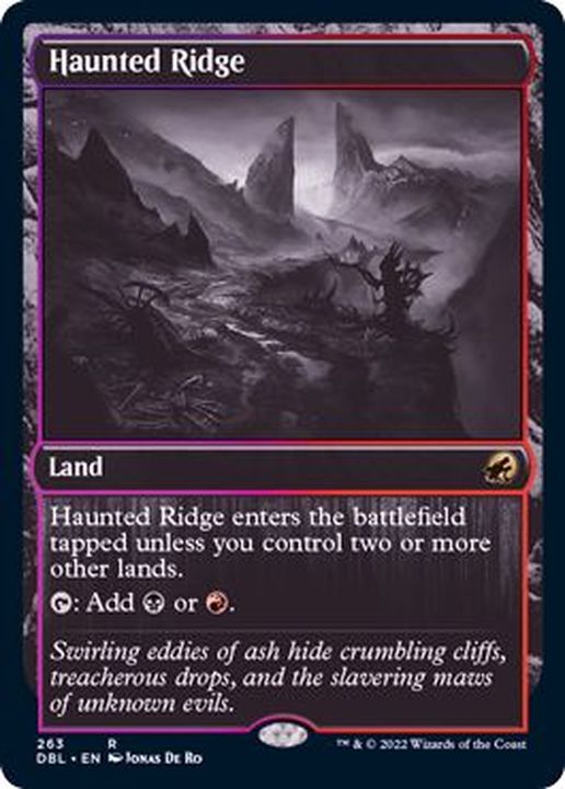 FOIL)憑依された峰/Haunted Ridge《英語》【DBL】
