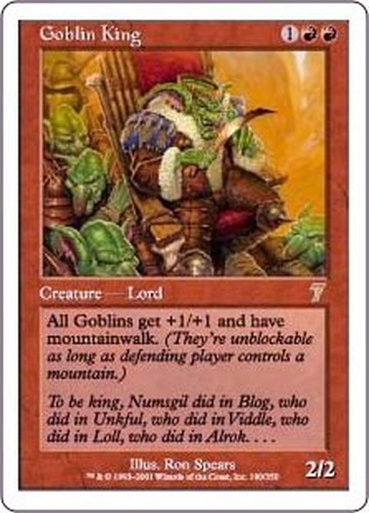 ゴブリンの王/Goblin King《英語》【7ED】