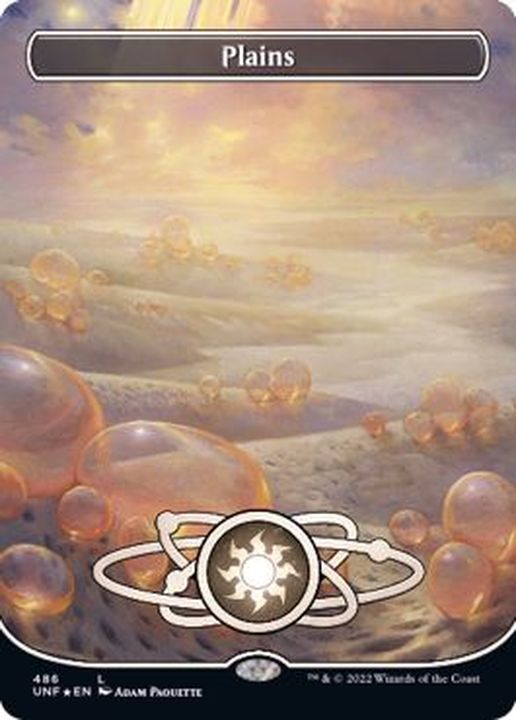 EX](ギャラクシーFOIL)(フルアート)(486)平地/Plains《英語》【UNF】