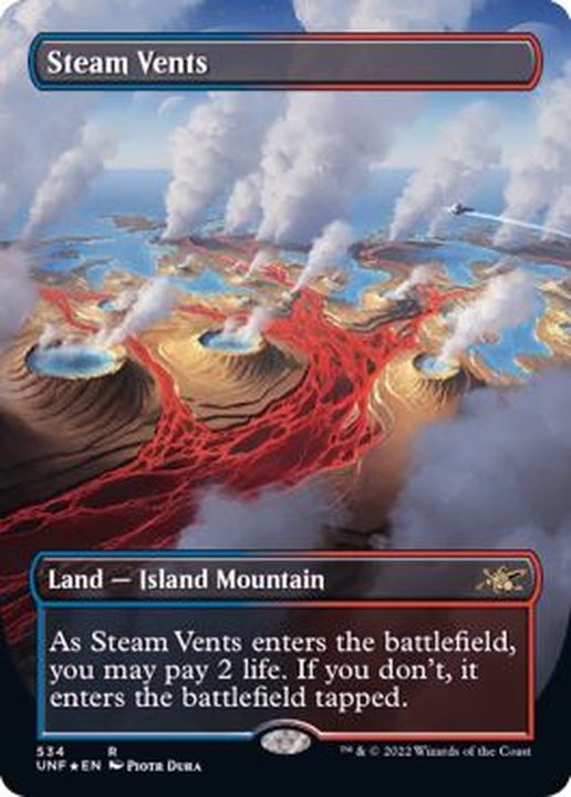 EX+](ギャラクシーFOIL)(フルアート)蒸気孔/Steam Vents《英語》【UNF】