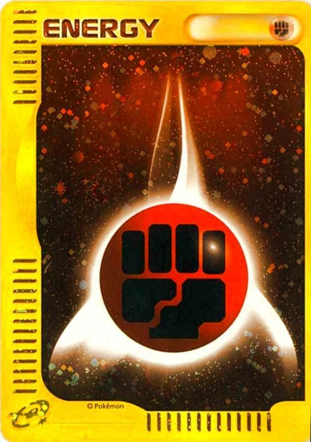 状態B〕基本闘エネルギー(ポケモンカードeキラ)【-】{-}