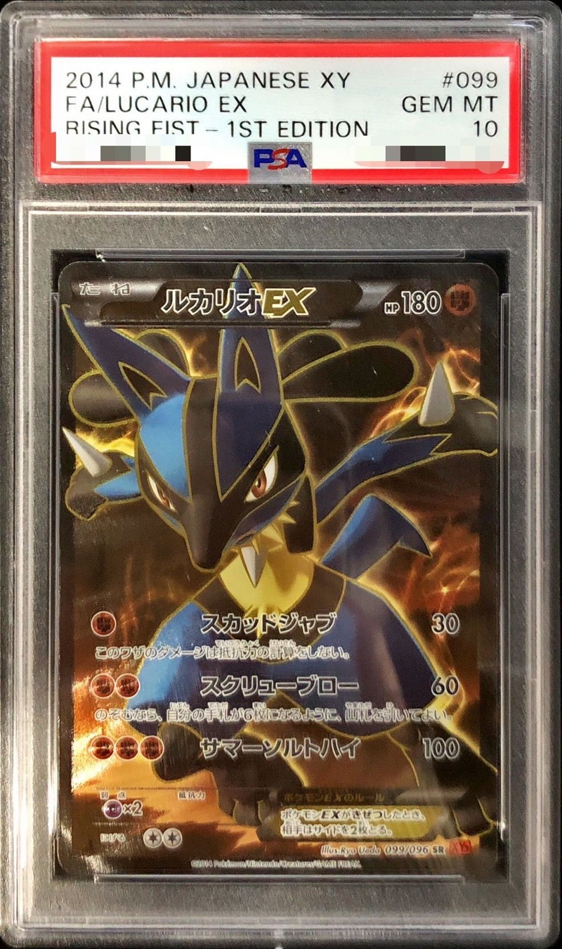 PSA10鑑定済〕ルカリオEX【SR】{099/096}
