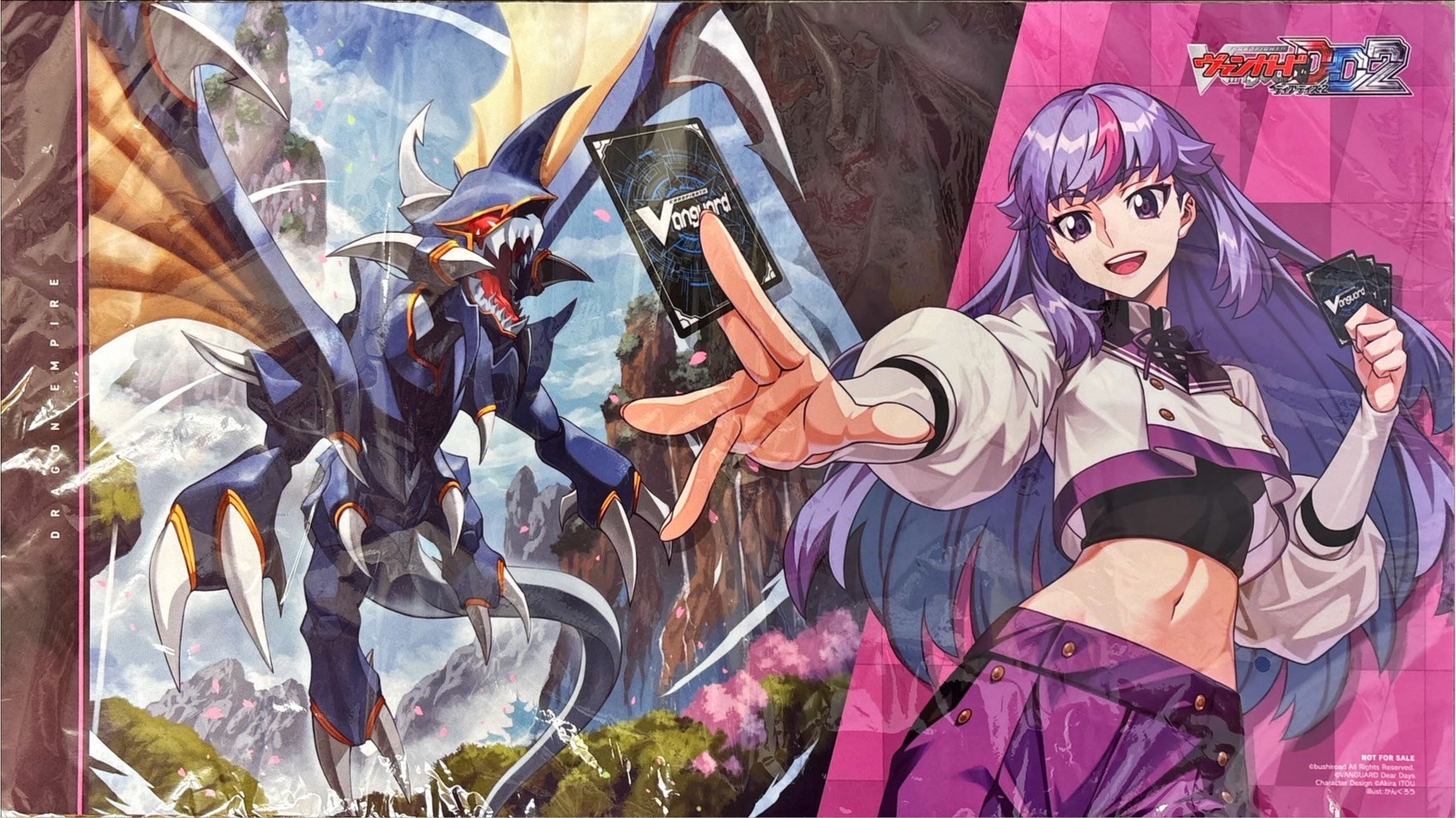 プレイマット『導咲オトワ』【-】{-}《サプライ》