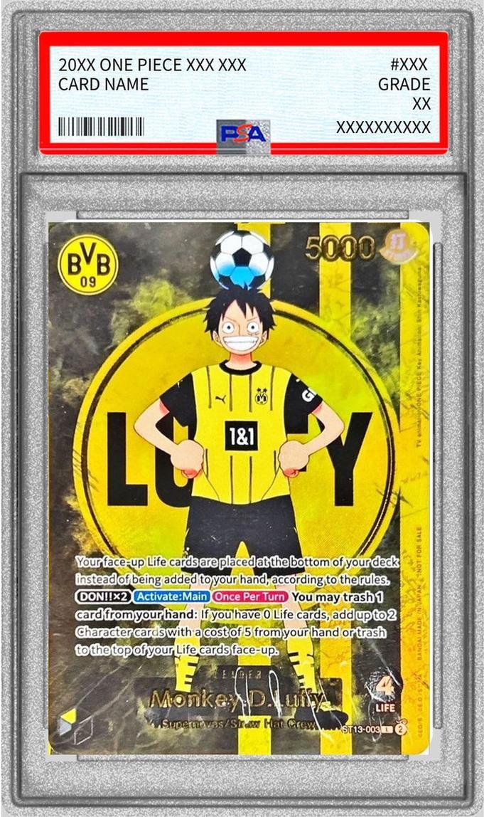 PSA10鑑定済】モンキー・D・ルフィ(英語版/ドルトムント)《L》{ST13