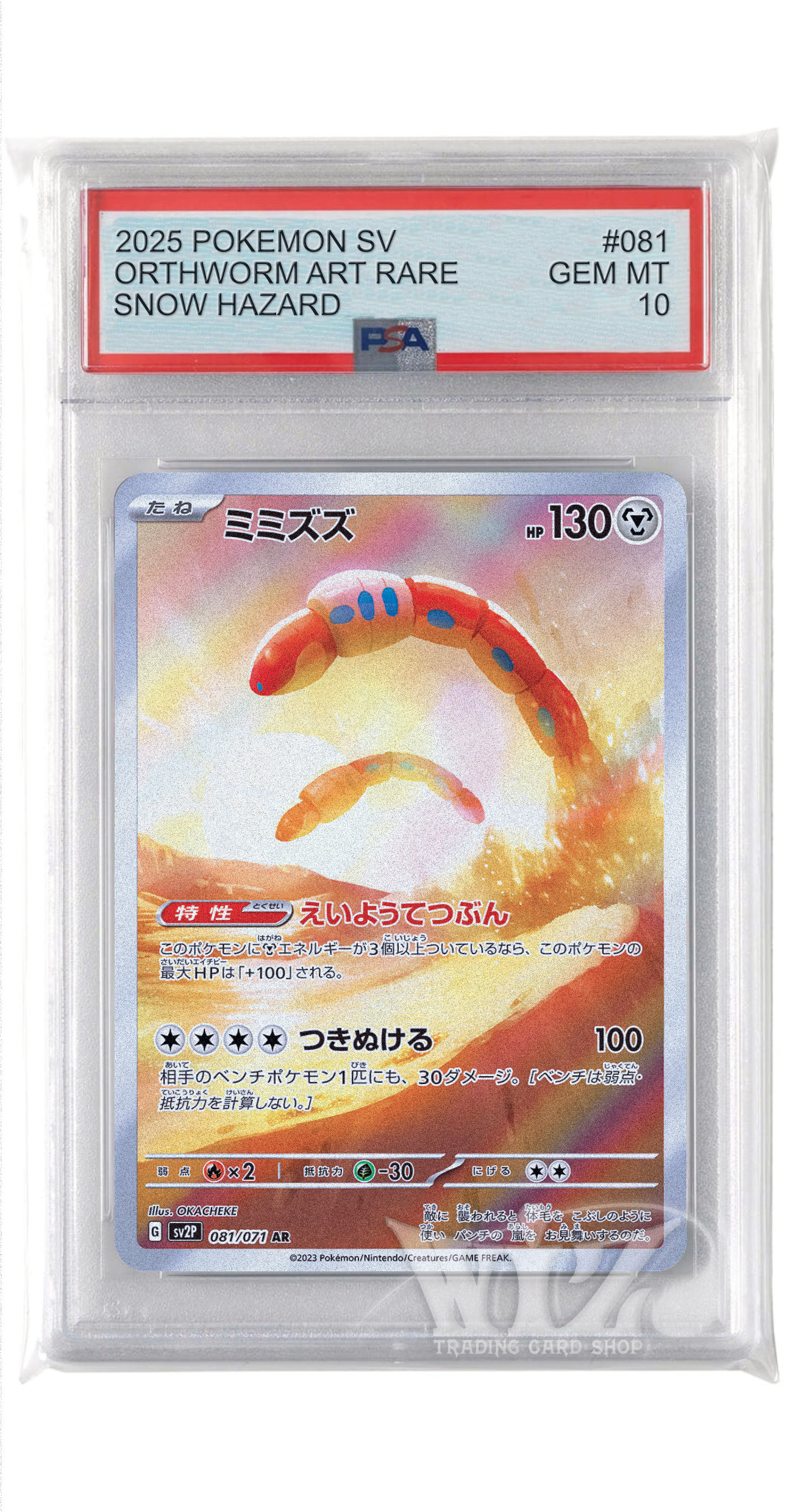 PSA10]ミミズズ【AR】〈081/071〉(鋼) - カードショップWiZ