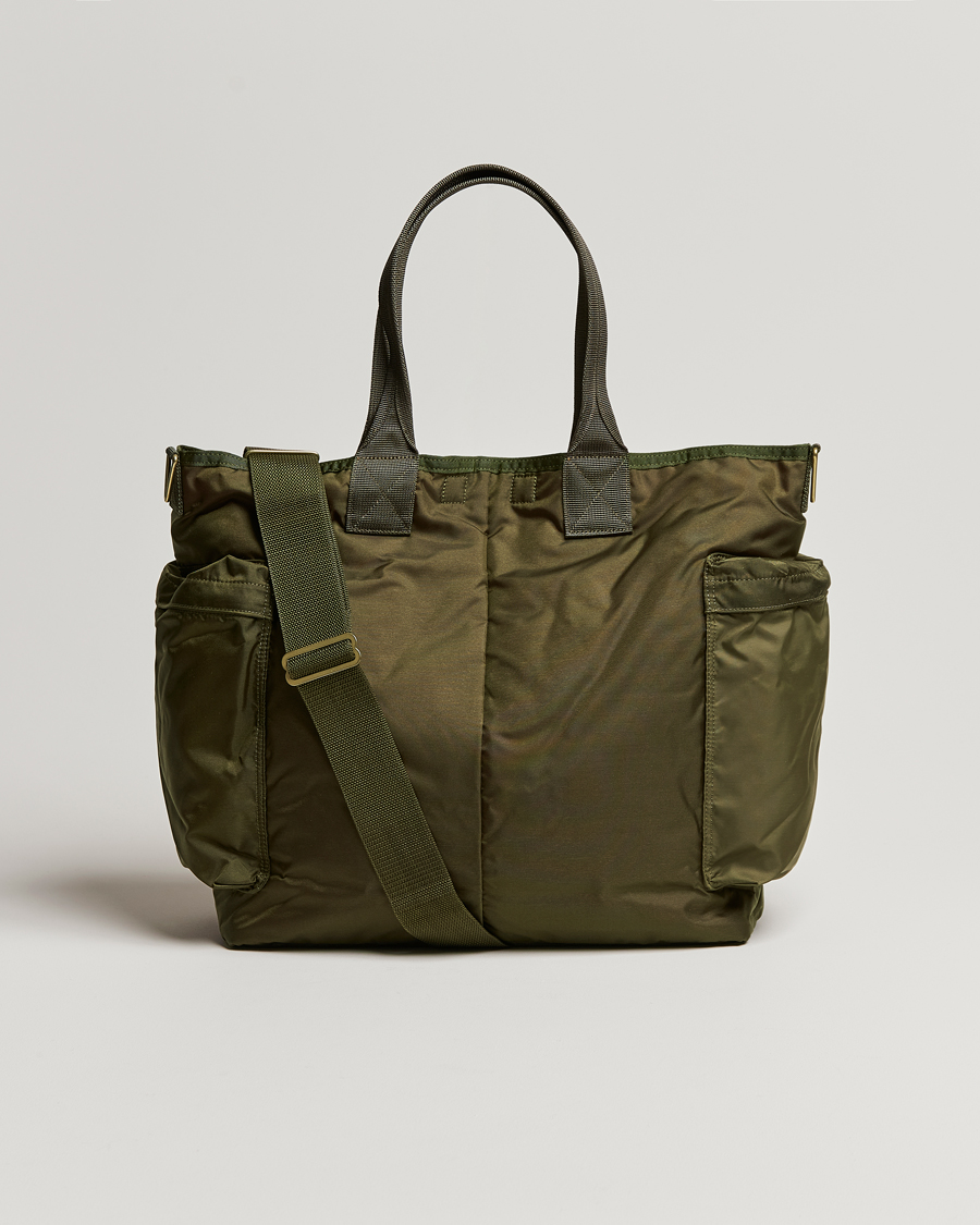 Porter-Yoshida & Co. Force 2Way Tote Bag Olive Drab at CareOfCarl.com