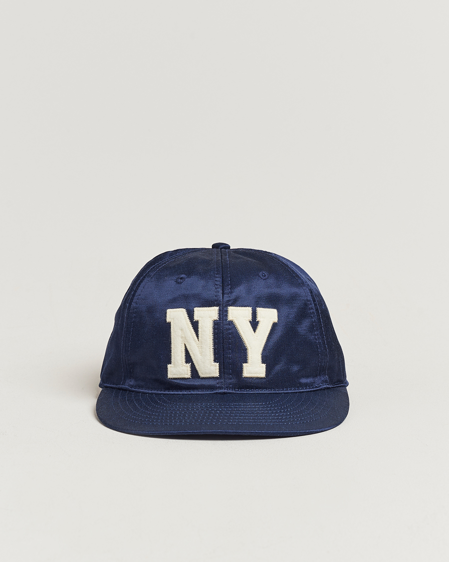 Polo Ralph Lauren NY Satin Baseball Cap Newport Navy at CareOfCarl.com