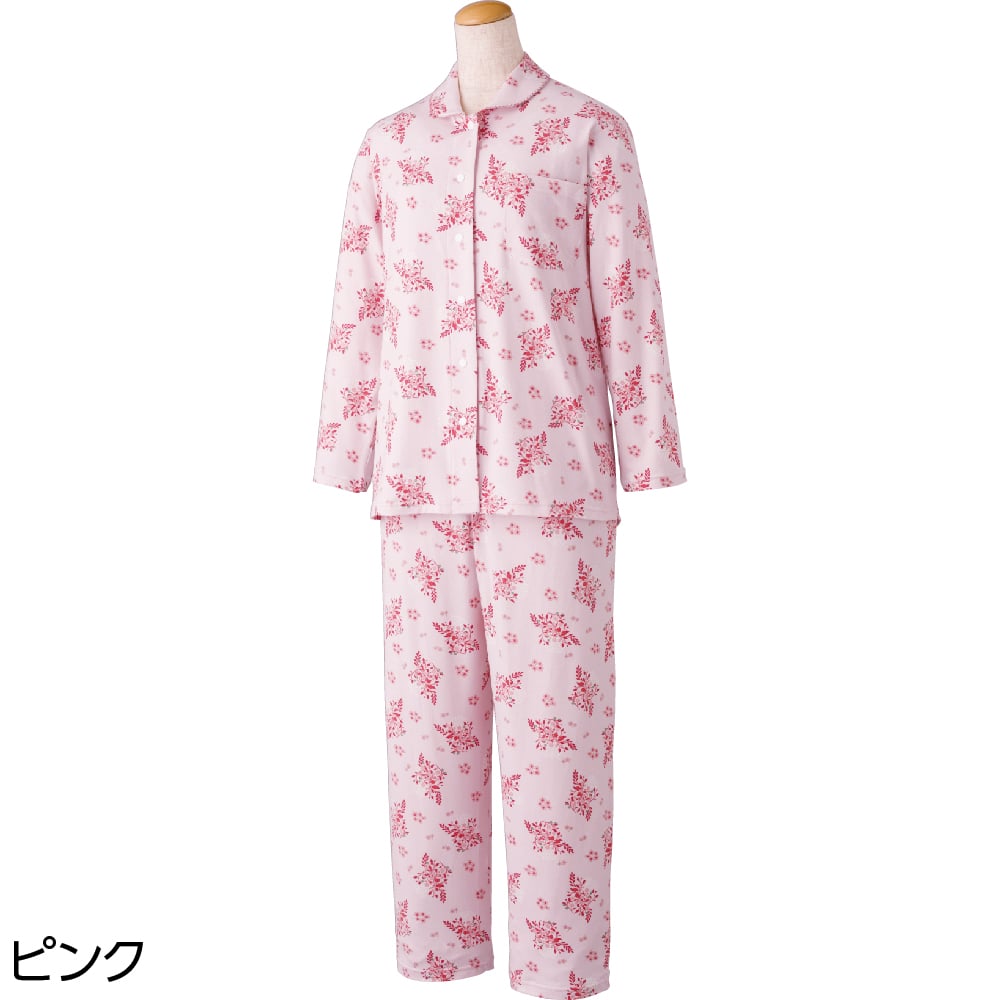 ケアファッションオンラインのびのびストレッチホックパジャマ（婦人