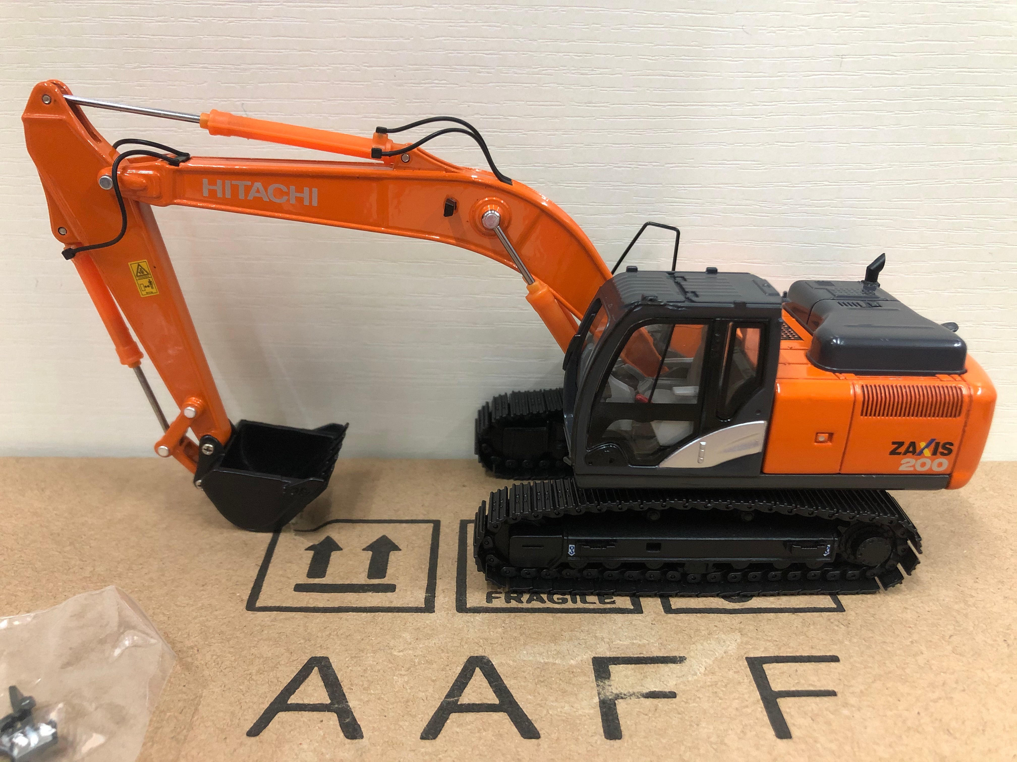 Hitachi Construction Excavator model 1:50 die cast Hitachi ZX200