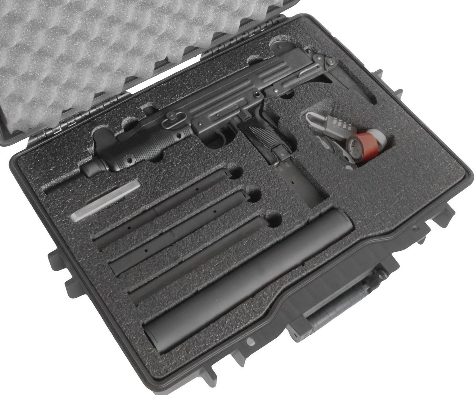Case Club Uzi Waterproof Heavy Duty Travel Case with Silica Gel