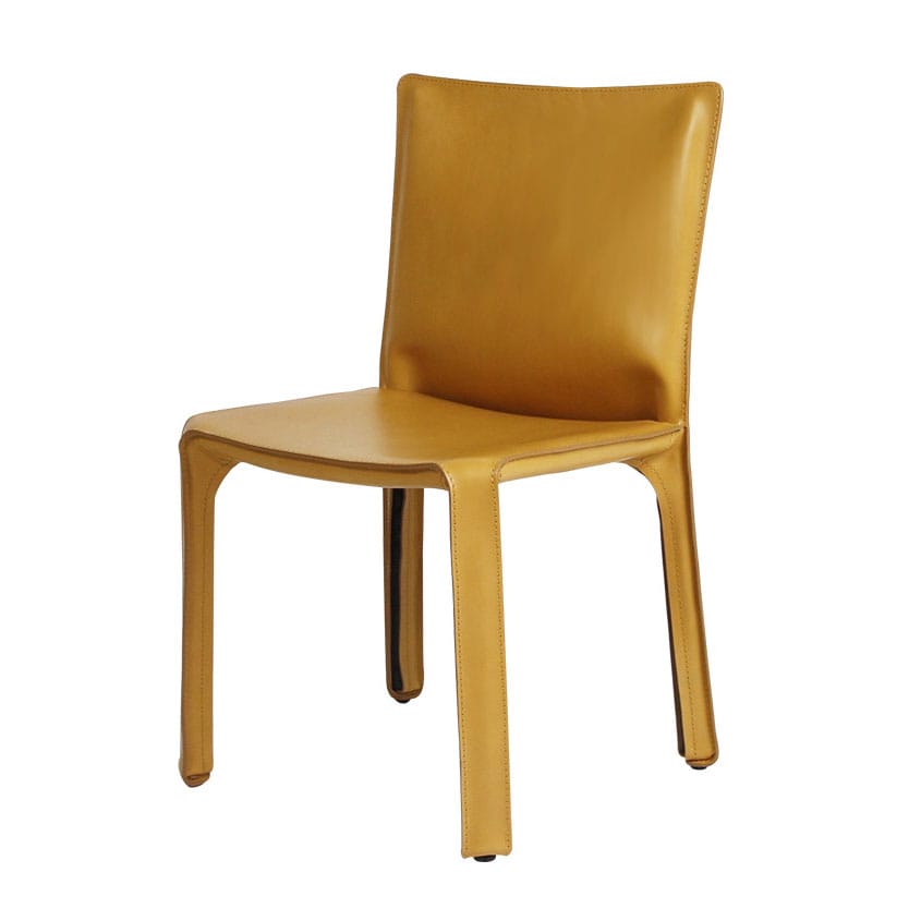 Cassina（カッシーナ）412 CAB 【在庫色/赤茶】キャブ アームレス