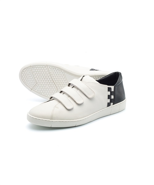 メンズ ベルクロレザースニーカー | カステルバジャック（CASTELBAJAC