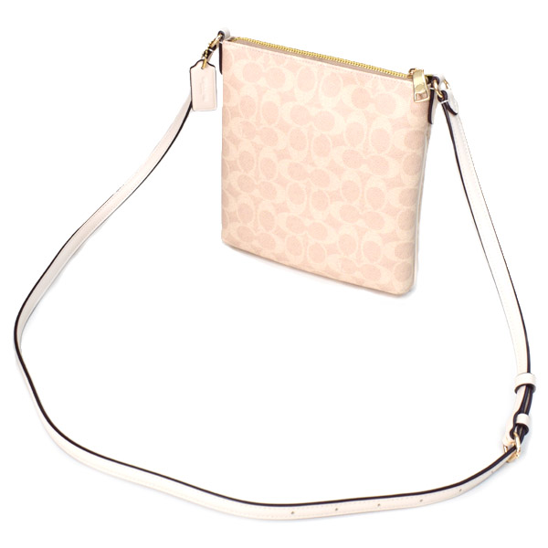 COACH】コーチ バッグ コーティングキャンバス レザー シグネチャー