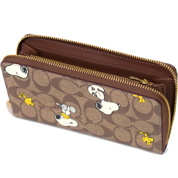 COACH】コーチ シグネチャー ピーナッツ コラボ スヌーピー ウッド