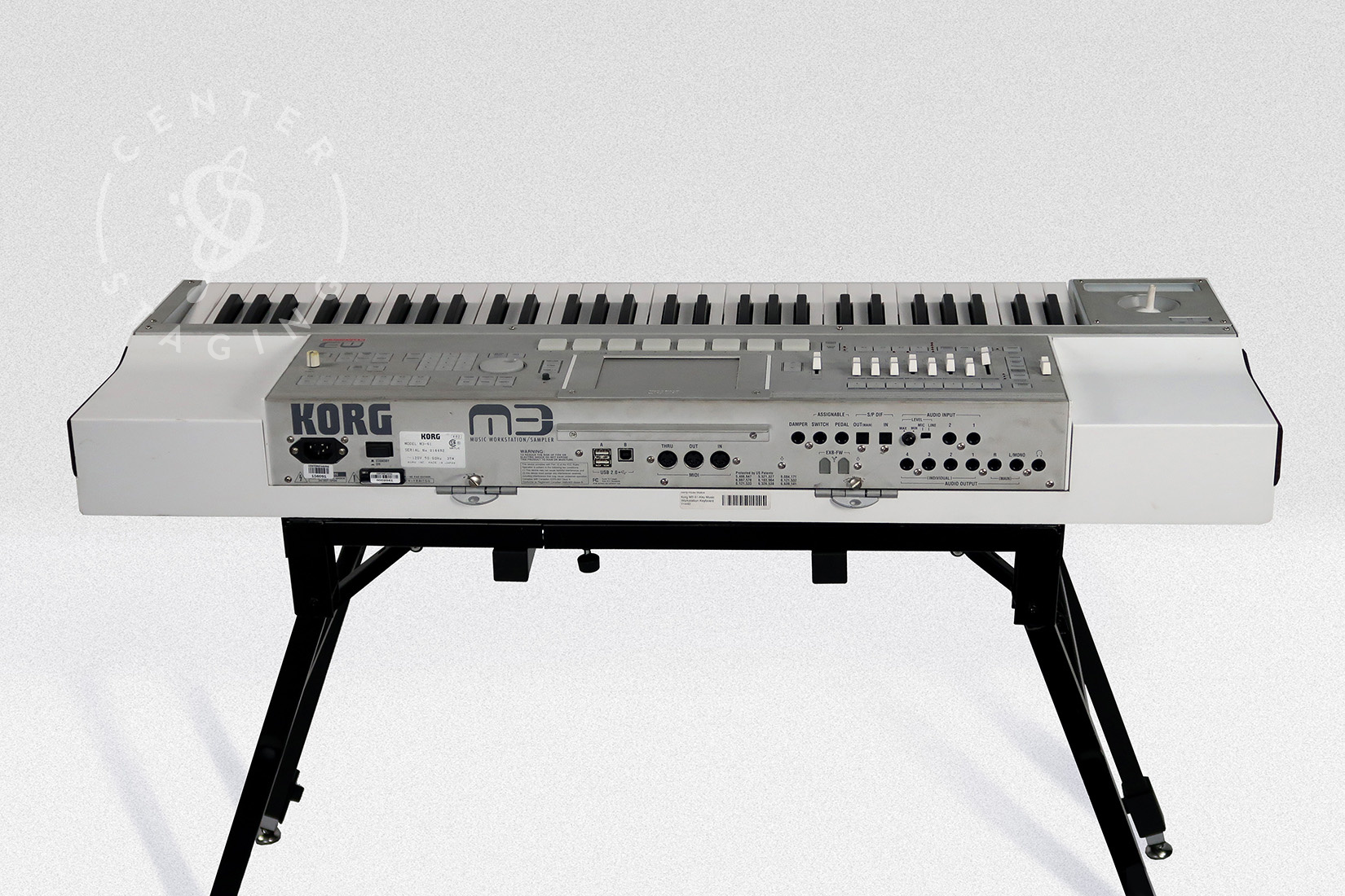 KORG M3 61-Key Keyboard - White - CenterStaging Rehearsal Studios