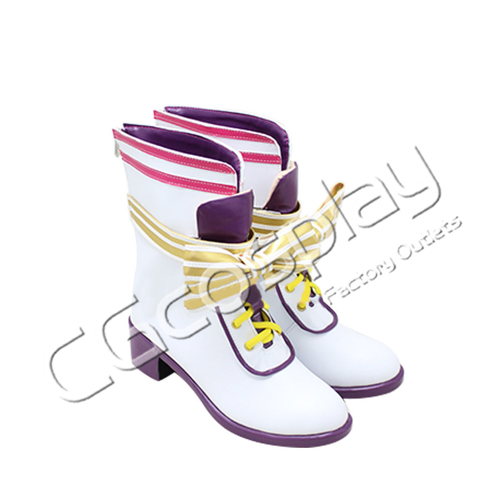 プリパラ スーパーサイリウムコーデ 紫京院ひびき コスプレ靴/ブーツ