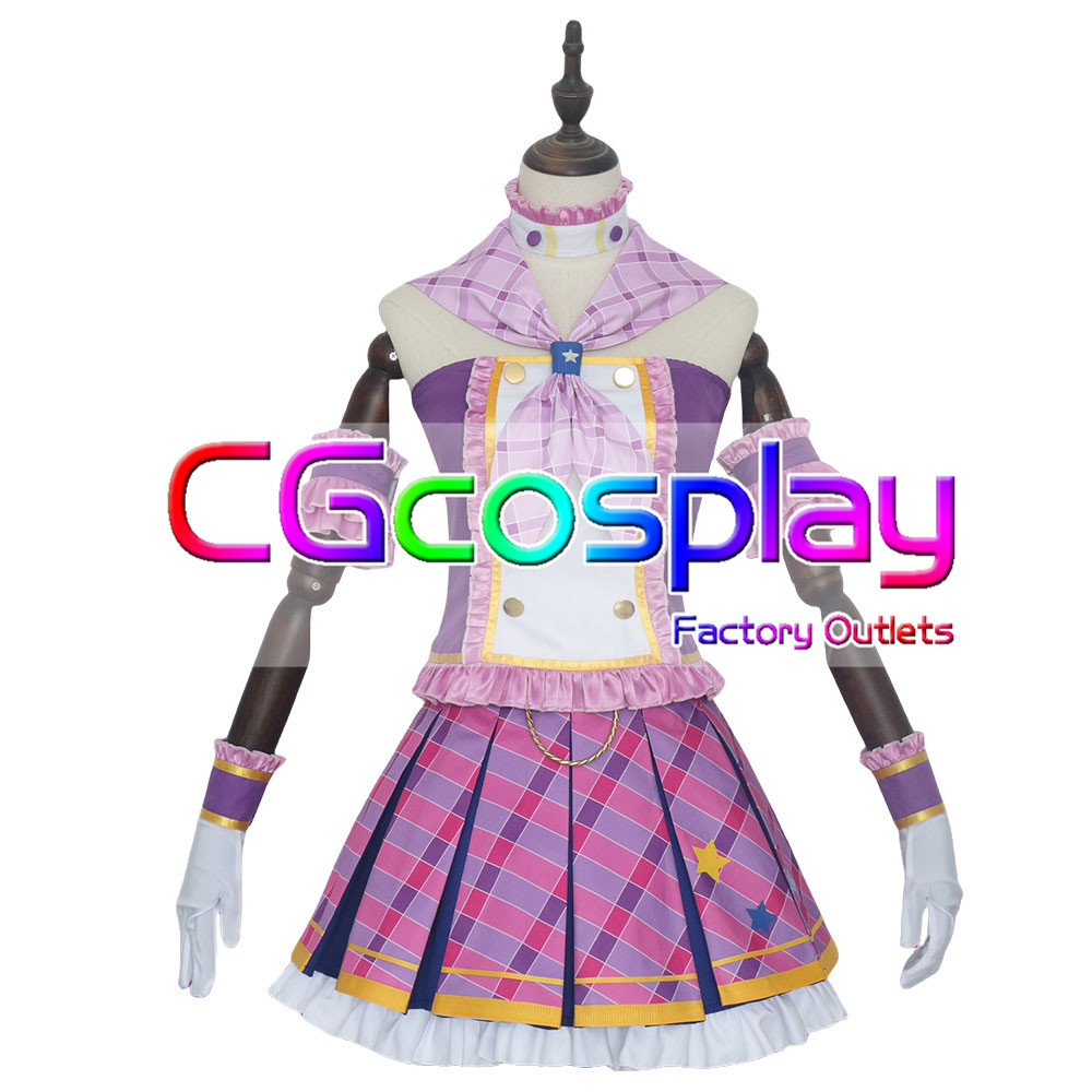 アイカツ! 紫吹蘭 パープルトルテ コスプレ衣装