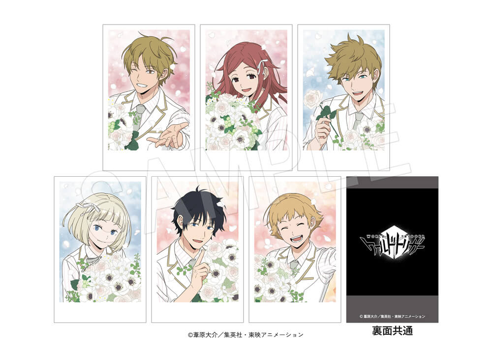 TVアニメ『ワールドトリガー』より、大きな花束を抱えた“Bouquet ver