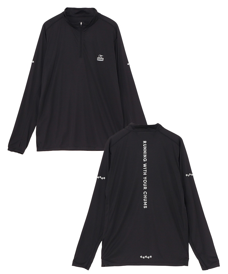 Running Half Zip L/S T-Shirt|CHUMS(チャムス)|アウトドア