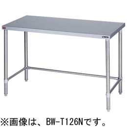 BW-T156N マルゼン 作業台 調理台三方枠 バックガードなし｜業務用厨房