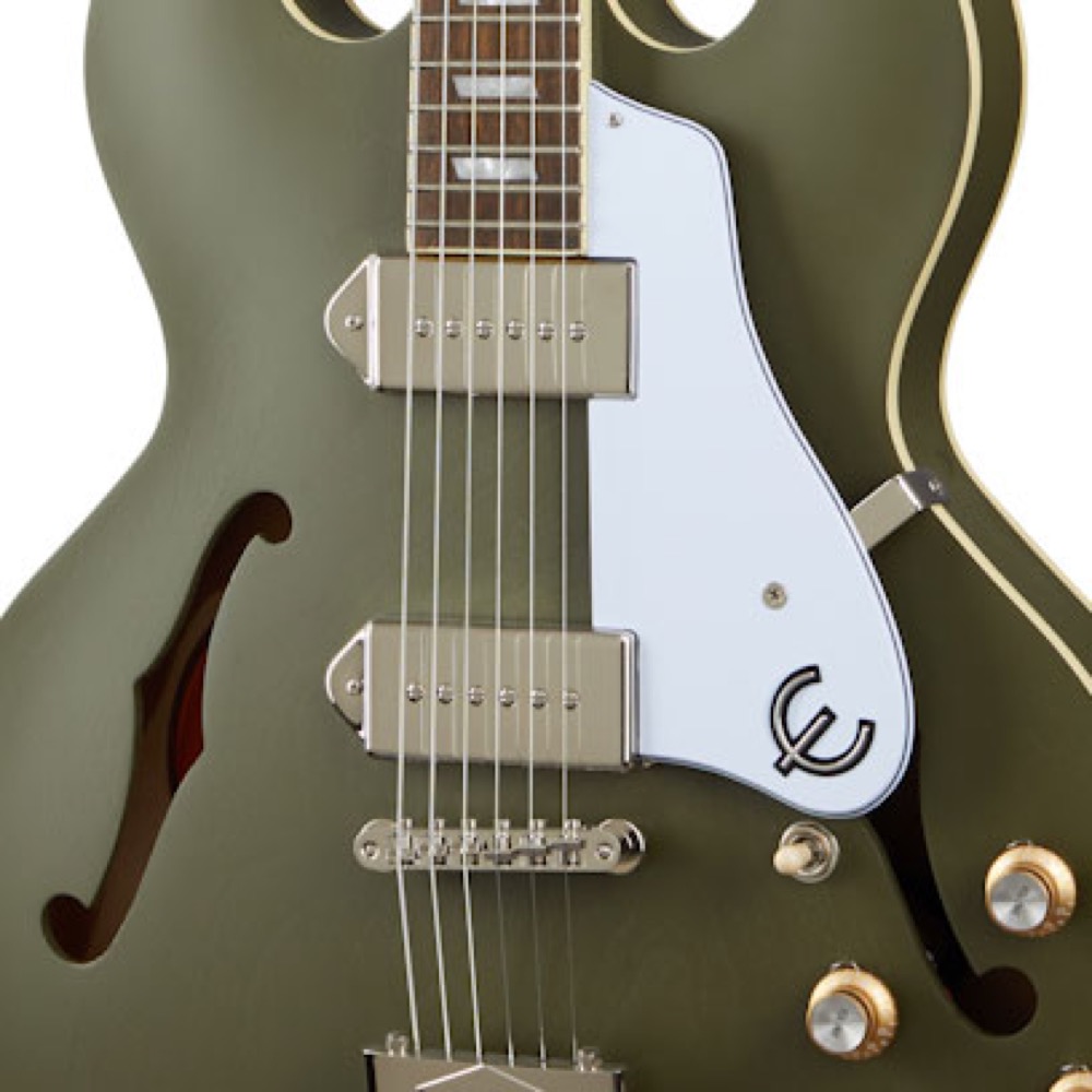 Epiphone Casino Worn Worn Olive Drab エレキギター(エピフォン
