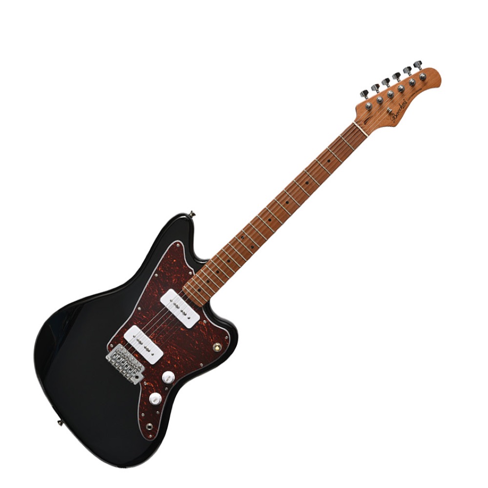 バッカス BACCHUS BJM-1-RSM/M BLK エレキギター(バッカス ジャズ