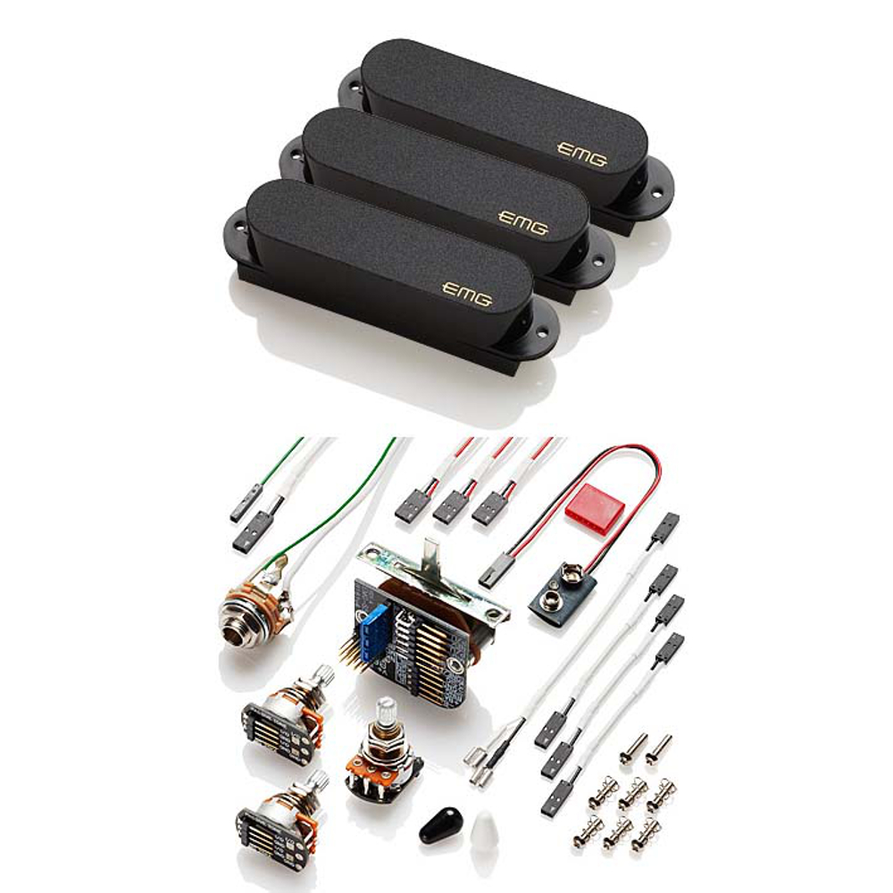 EMG EMG-SA-SET BLACK エレキギター用ピックアップ(イーエムジー